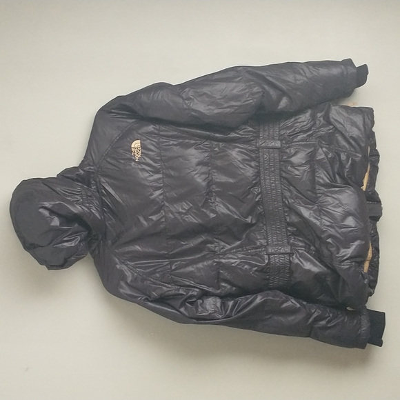North Face Cocolee Black Belted 660 Puffer Jacket Girls XL, Womens XS/S - Picture 5 of 9